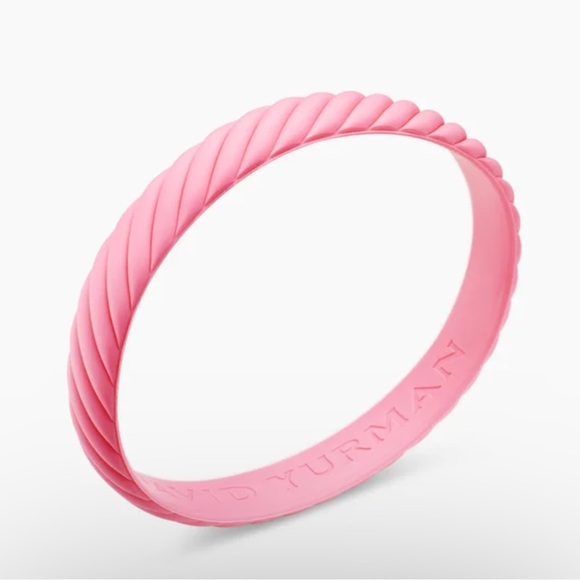 David Yurman Pink Rubber Bracelet - Picture 7 of 10